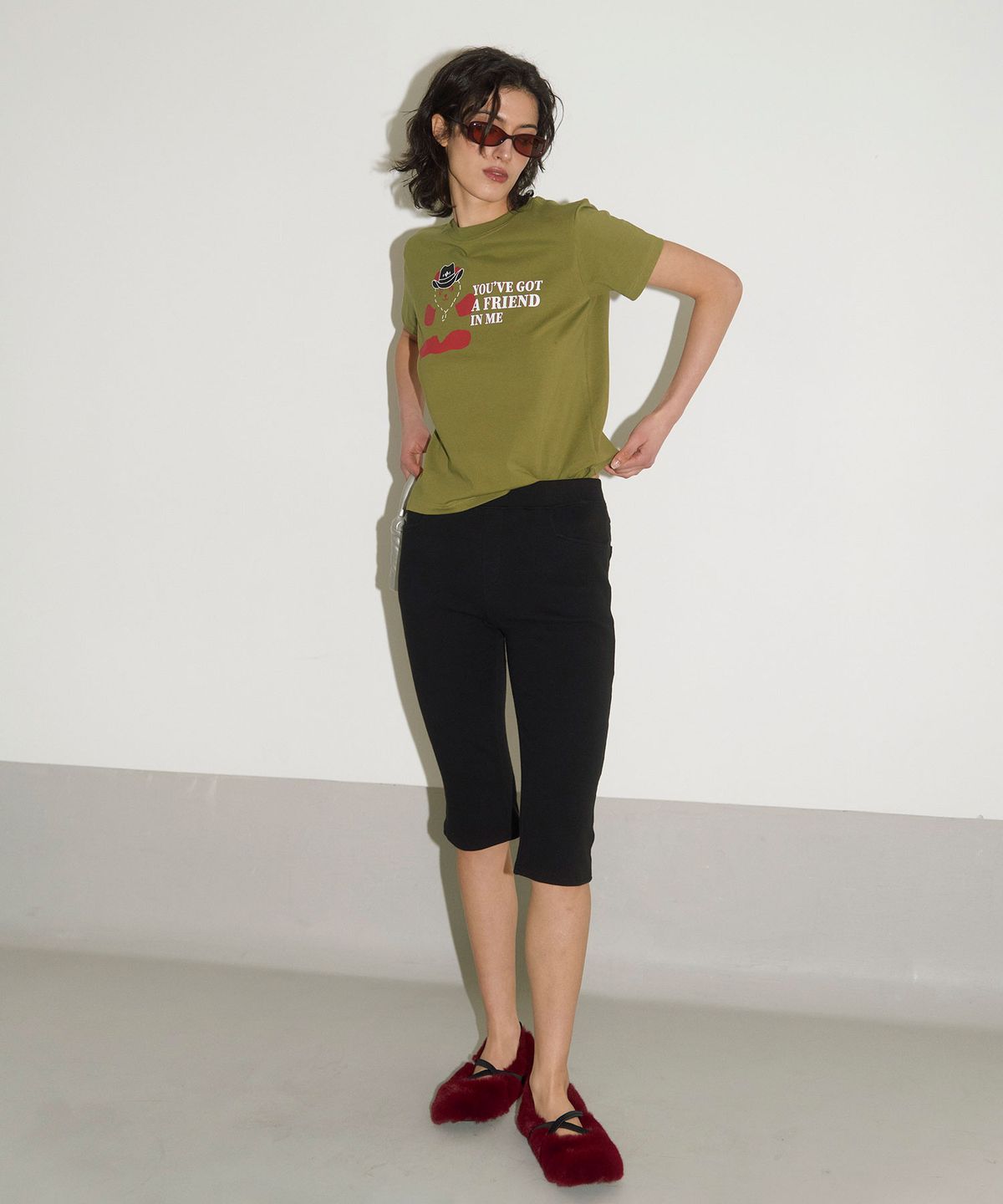헤레틱(HERETIC) COWBOY PANDA T-SHIRT / olive