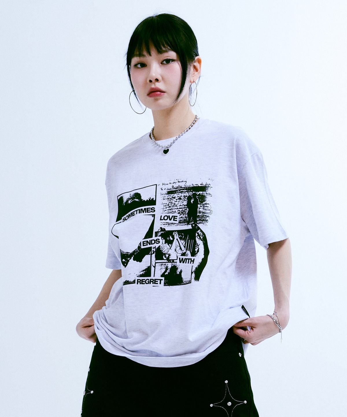 엘리메노(ELIMENO) [SET] EL 히스토릭 그래픽 반팔티 2종 세트