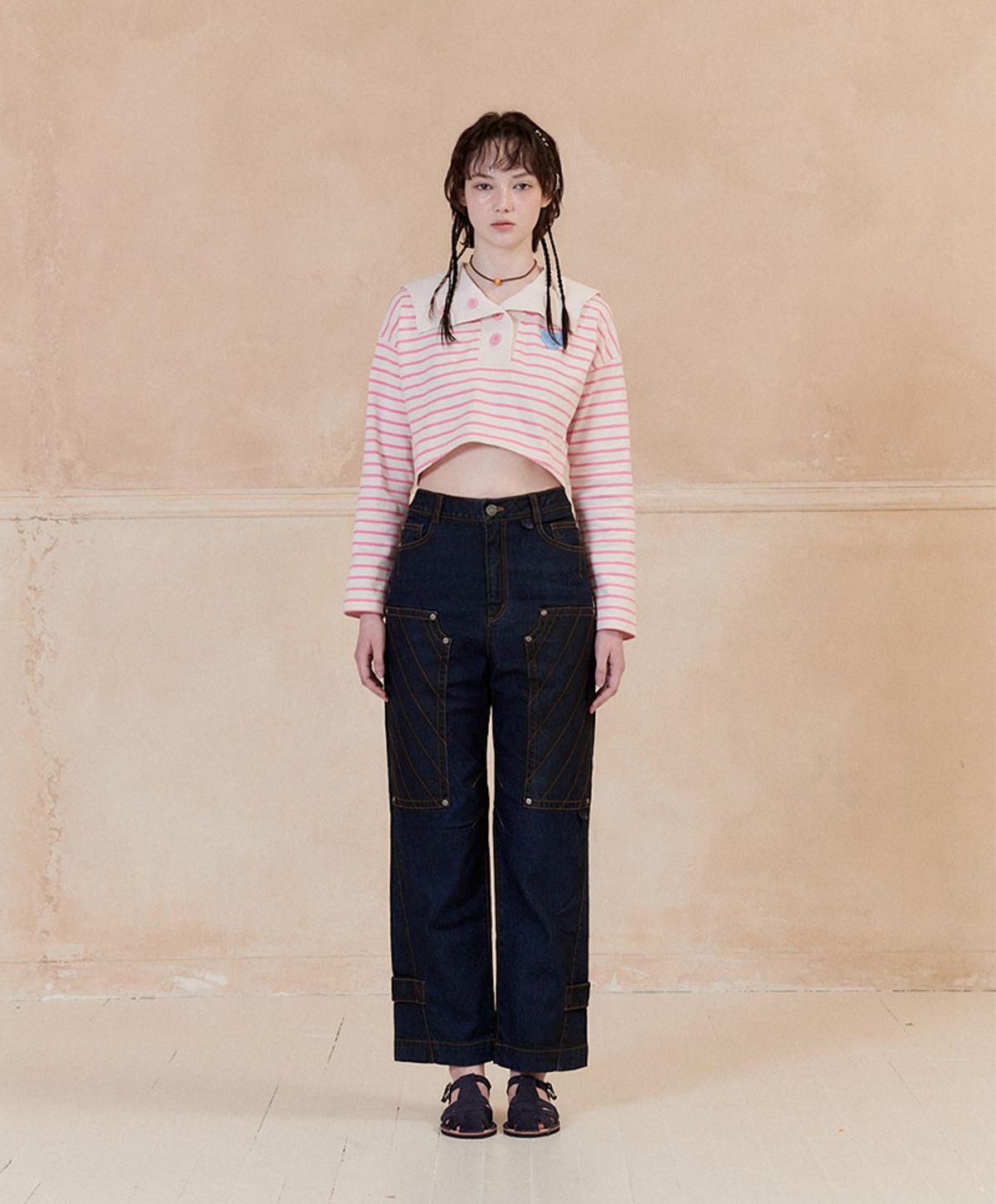 누크피터(NUUKFITTER) BUSH JEANS (WAX COATING) [BLUE]