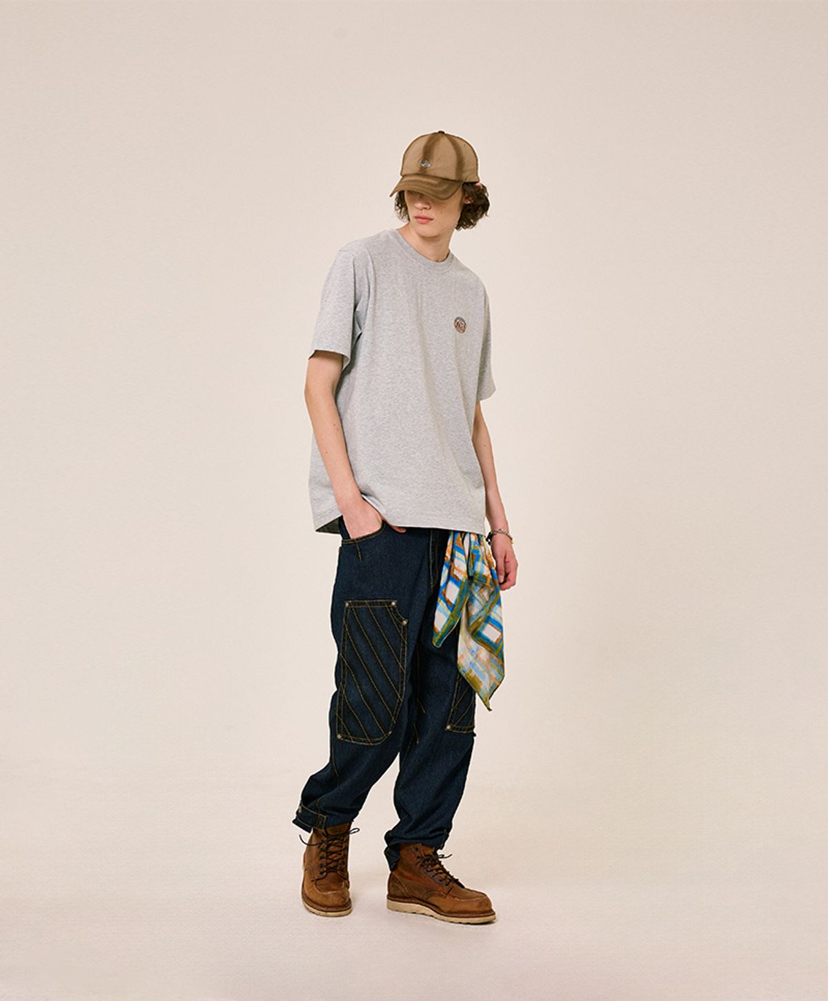누크피터(NUUKFITTER) BUSH JEANS (WAX COATING) [BLUE]
