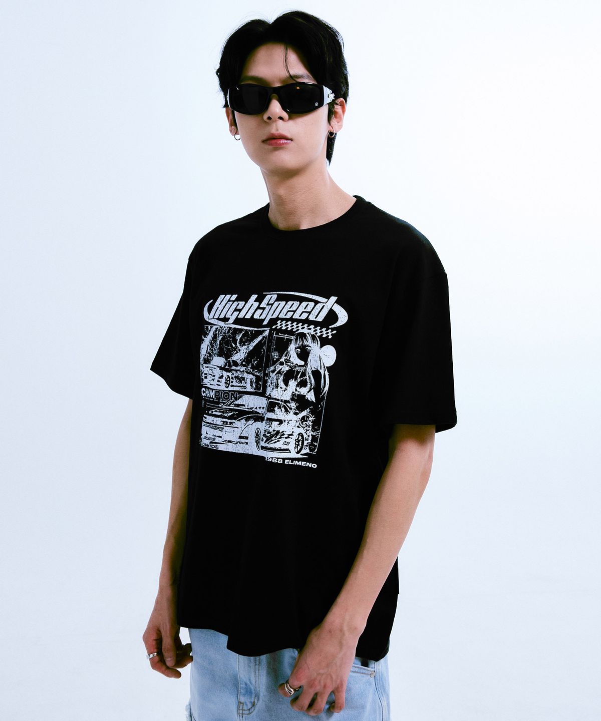 엘리메노(ELIMENO) [SET] EL 락 밴드 클럽 반팔티 2종 세트