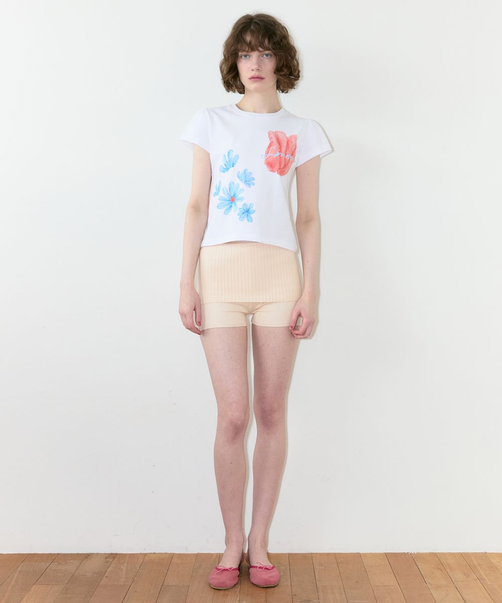 新品正規品♡Sinoon Puff T-Shirt White SINOON