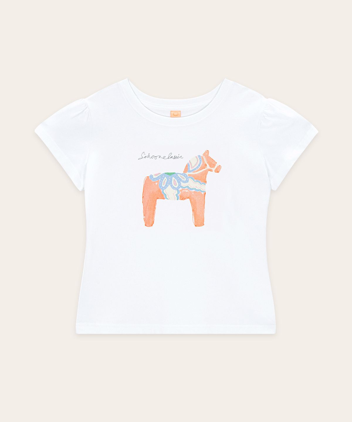 시눈(SINOON) Pony Toy Puff T-Shirt (White)