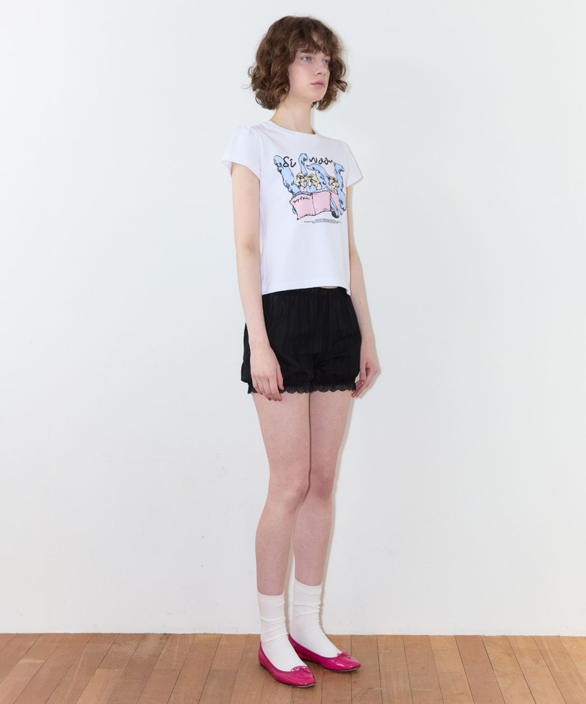 시눈(SINOON) Sinoon Angel Puff T-Shirt (White)