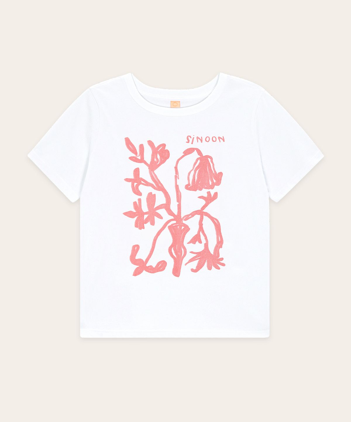 시눈(SINOON) Flower Vase T-Shirt (Pink)