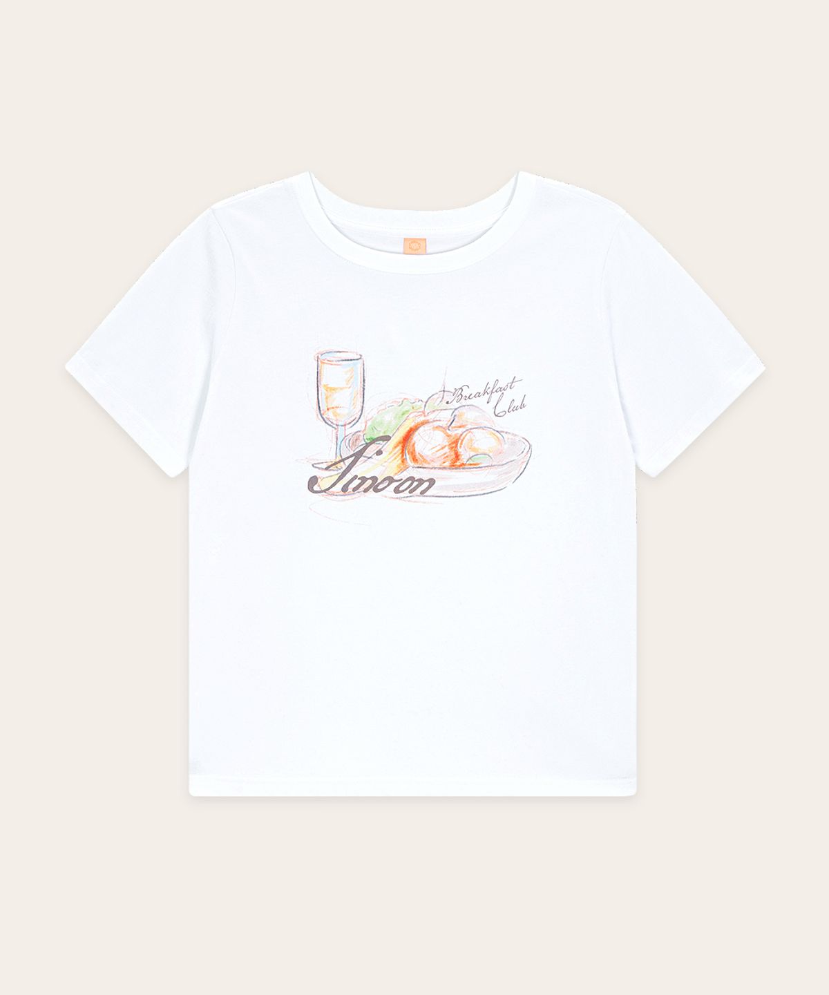 시눈(SINOON) Sinoon Breakfast Club T-Shirt (White)