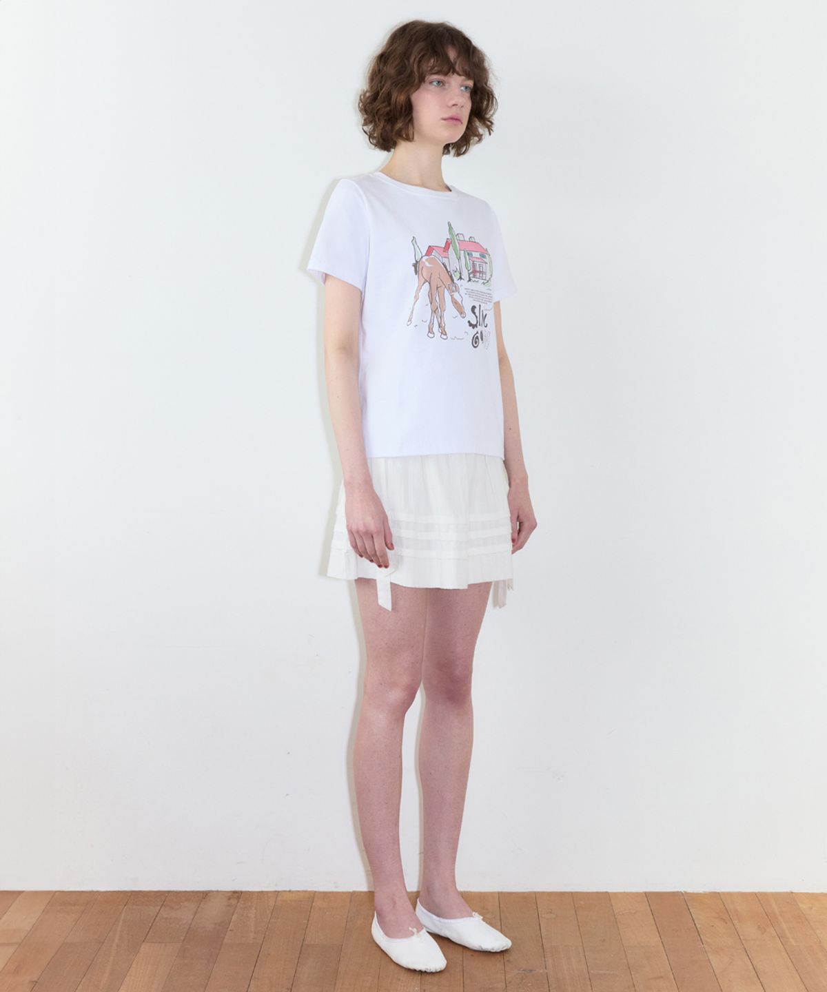 시눈(SINOON) Daily Farm T-Shirt (White)