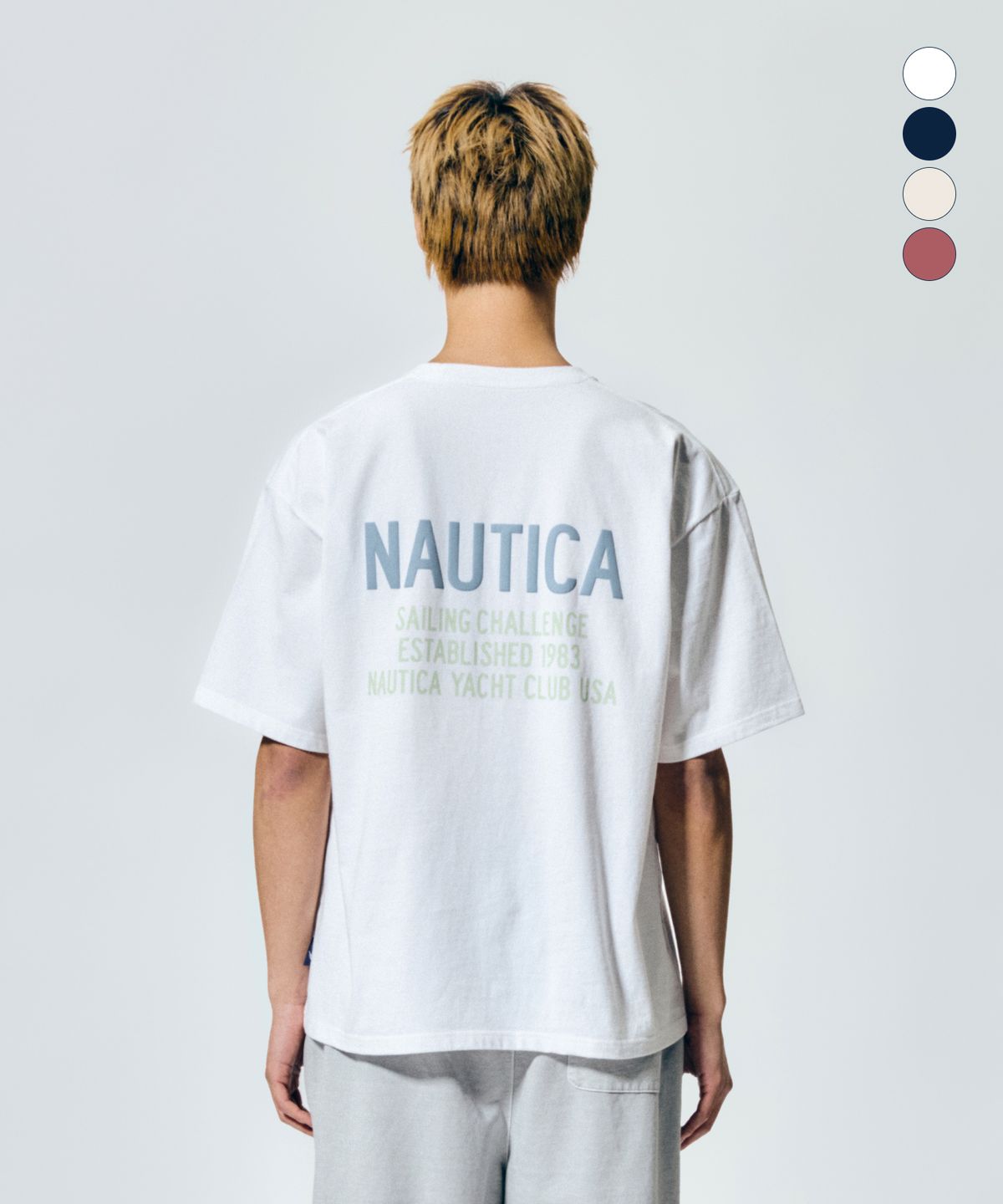 노티카(NAUTICA) 세일링 요트 클럽 티셔츠(4colors) NTS4806