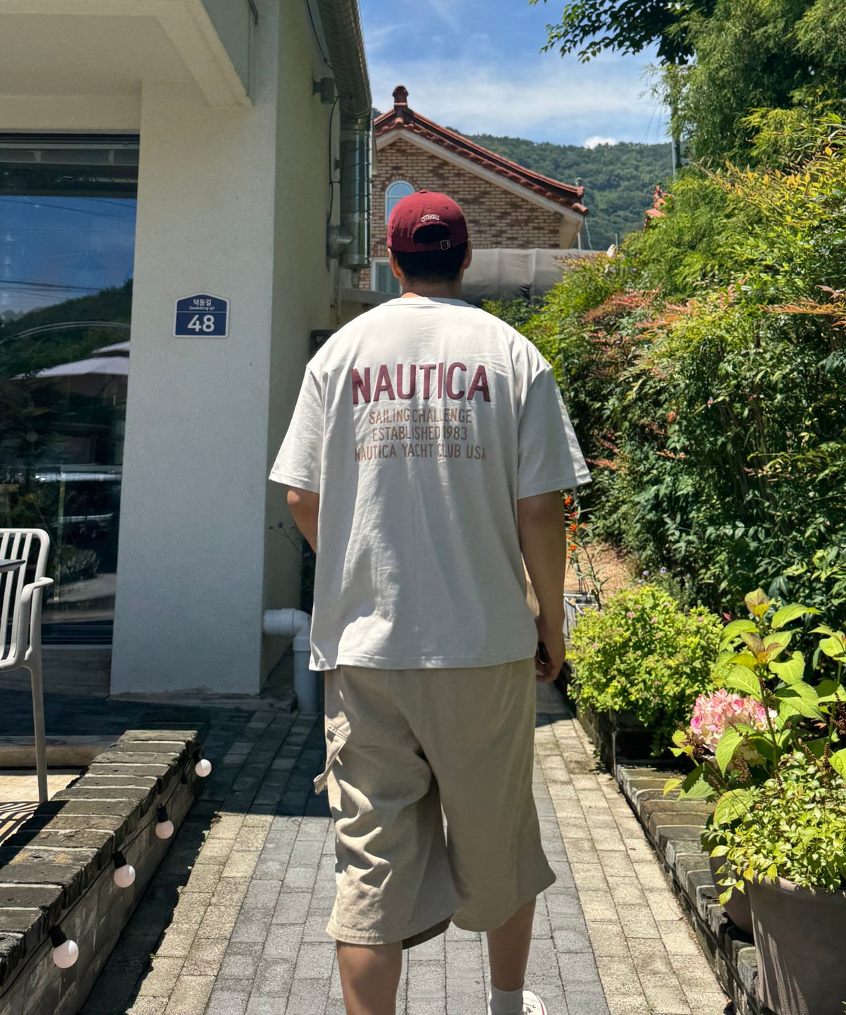 노티카(NAUTICA) 세일링 요트 클럽 티셔츠(4colors) NTS4806