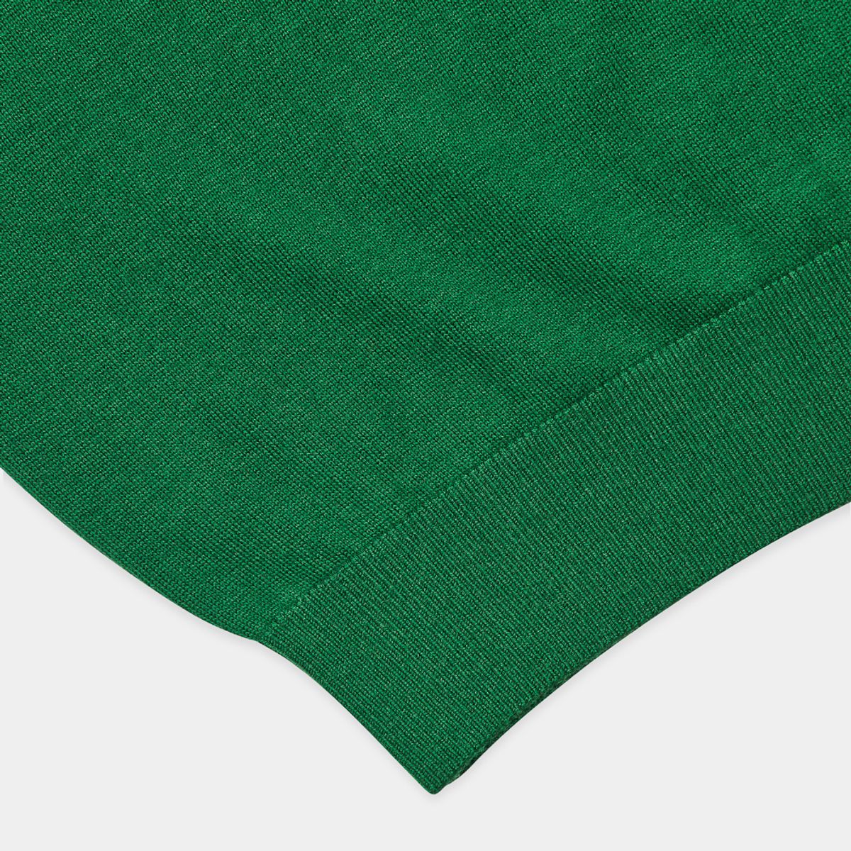 베르노(VERNO) 24SS Cashtouch saddle sleeve polo knit E.Green