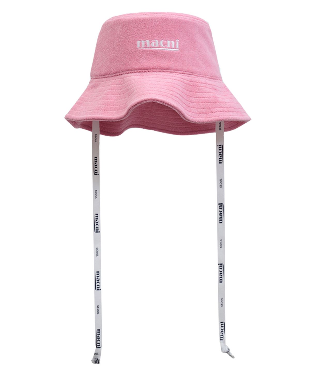 마크니(MACNI) PARADISE TERRY BUCKET HAT_PINK