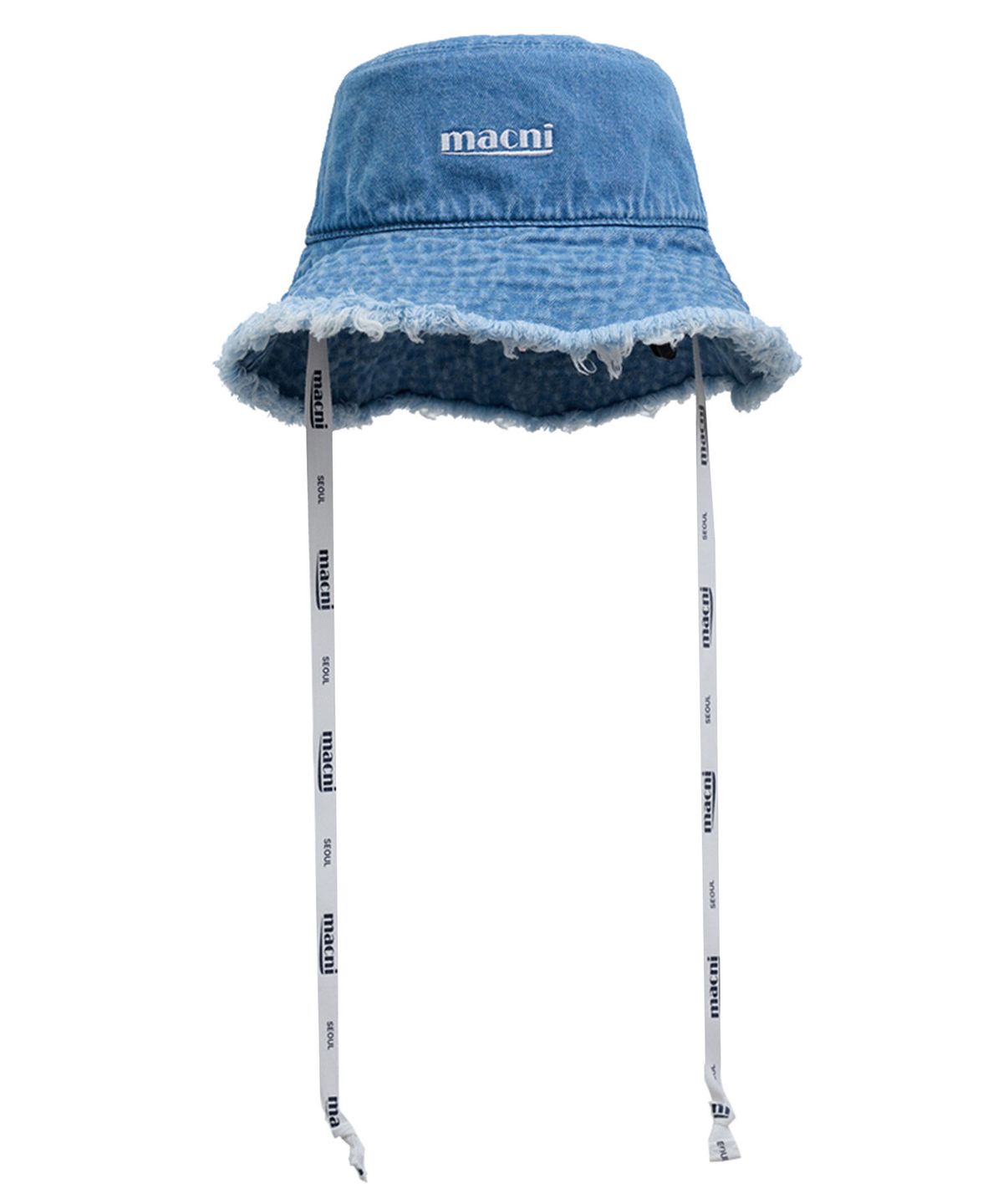 마크니(MACNI) PARADISE DENIM BUCKET HAT_BLUE