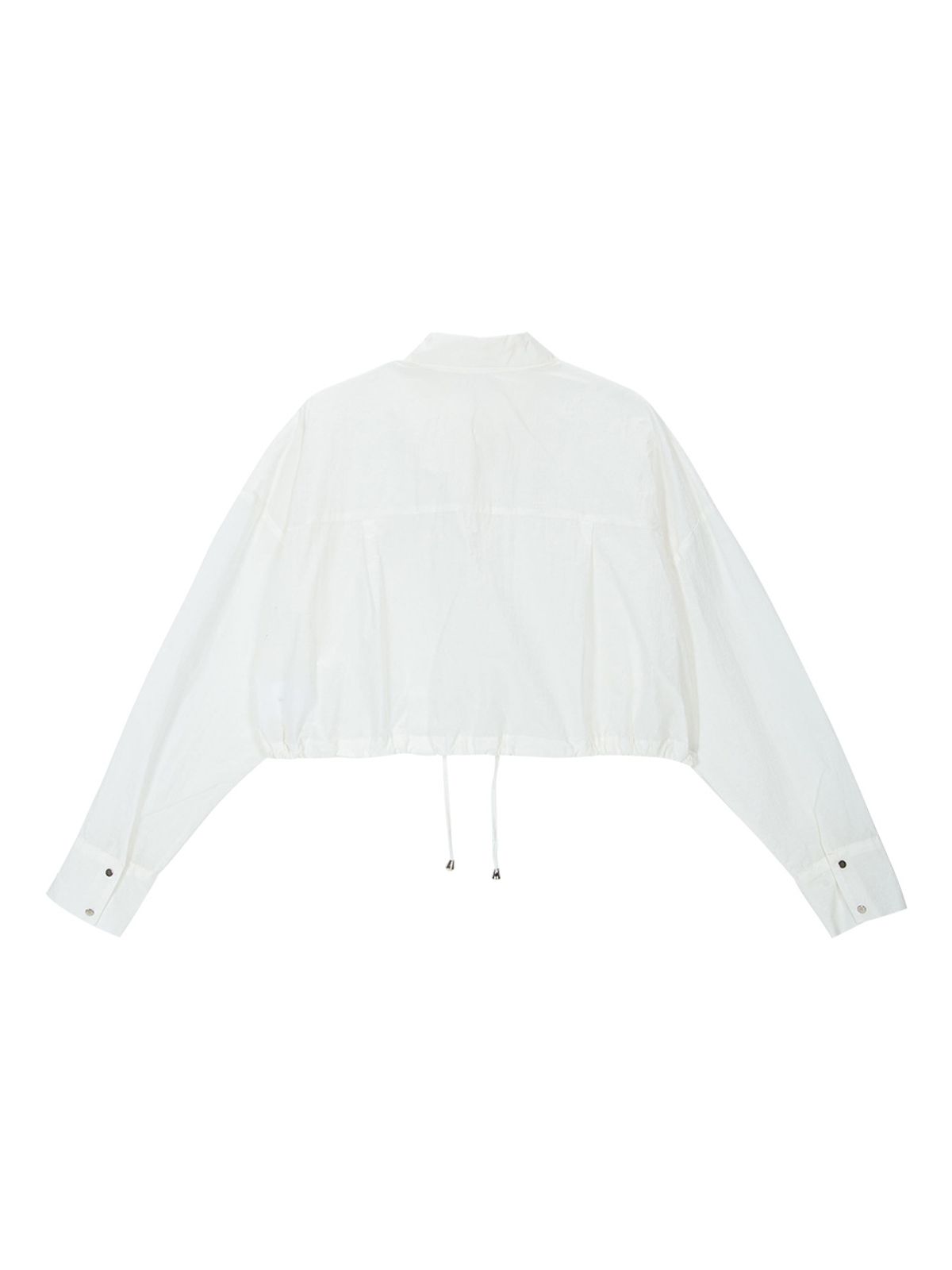 샐러드바구니(SALAD BAGUNI) Stopper Crop Shirt - white
