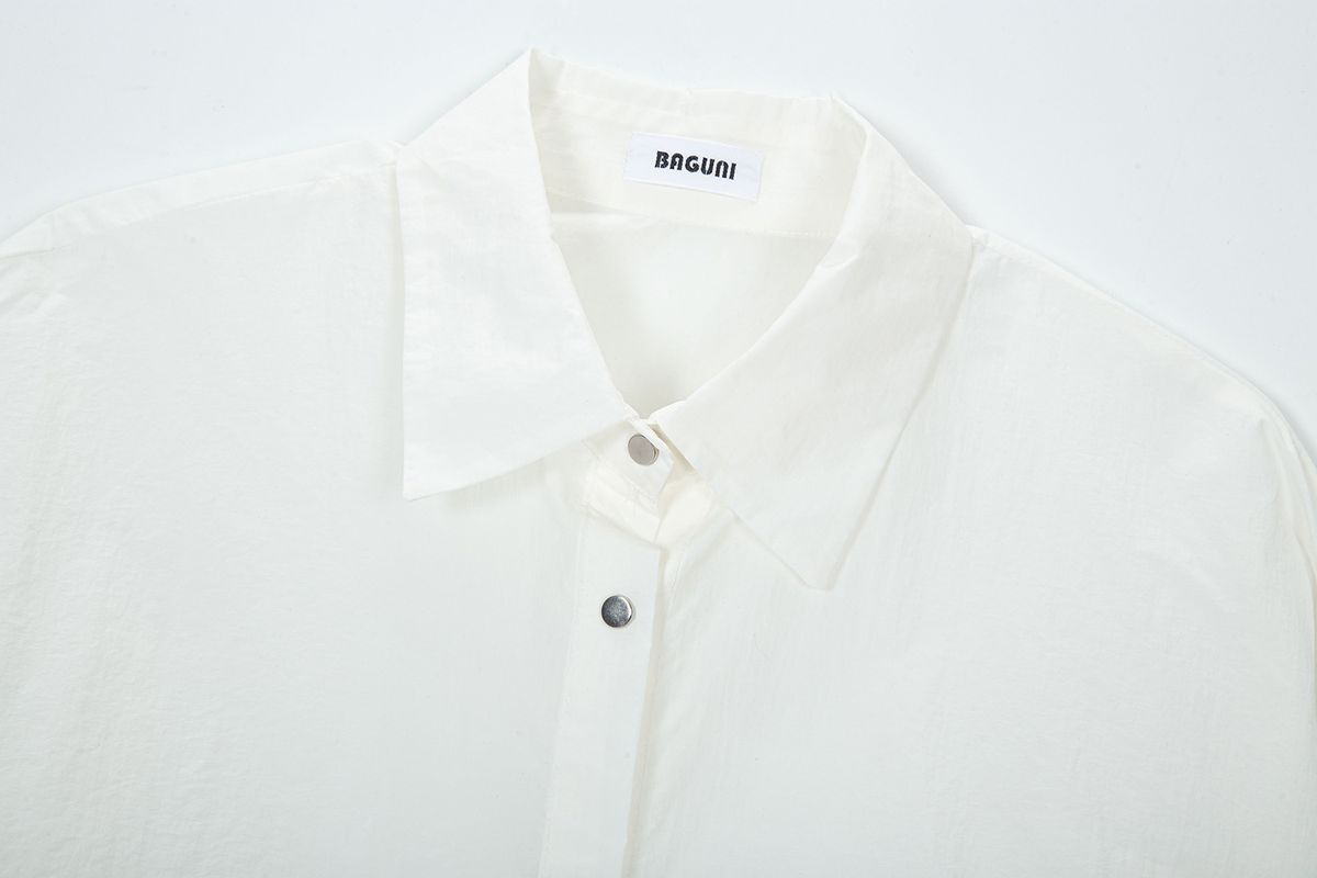 샐러드바구니(SALAD BAGUNI) Stopper Crop Shirt - white