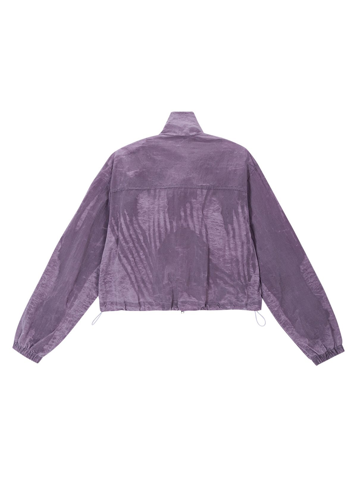 샐러드바구니(SALAD BAGUNI) Stone Coated Blouson Jacket - deep purple
