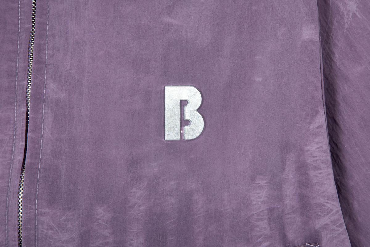 샐러드바구니(SALAD BAGUNI) Stone Coated Blouson Jacket - deep purple