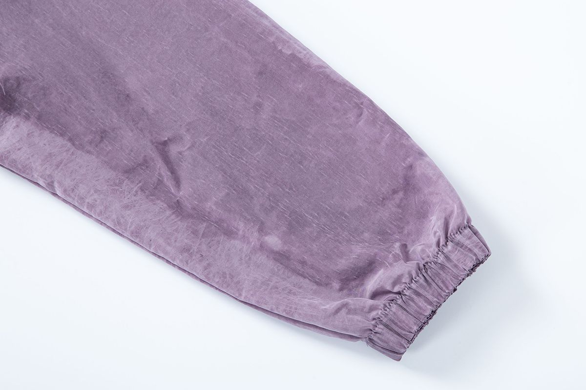 샐러드바구니(SALAD BAGUNI) Stone Coated Blouson Jacket - deep purple