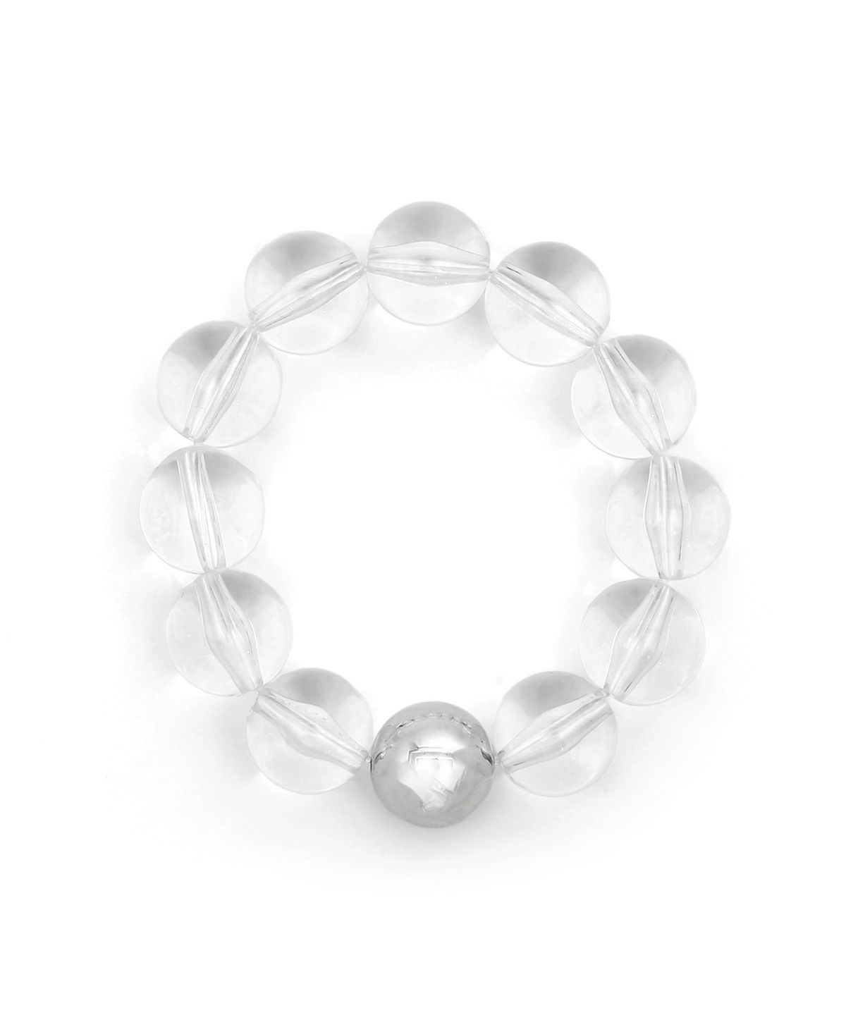 언더컨트롤 스튜디오(UNDERCONTROL STUDIO) 팔찌 겸 머리끈 BRACELET SCRUNCHIE / SILVER WATER BALL