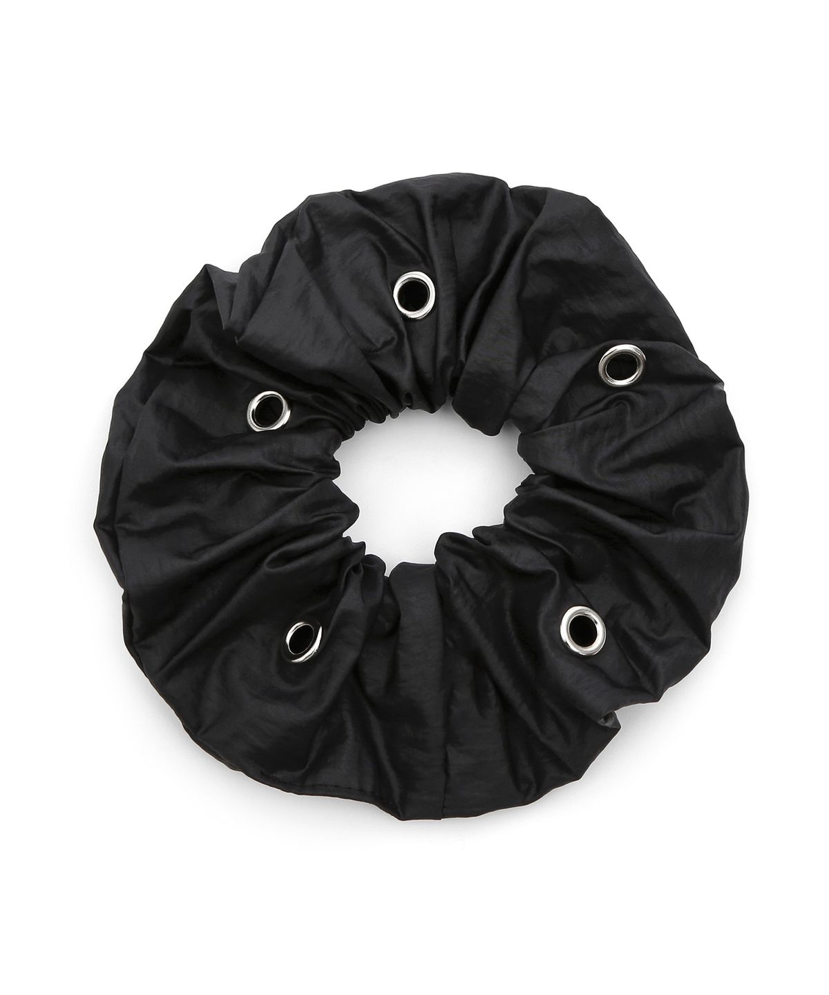 언더컨트롤 스튜디오(UNDERCONTROL STUDIO) 아일렛 스크런치 머리끈 SCRUNCHIE / MID / EYELET / WS / BLACK