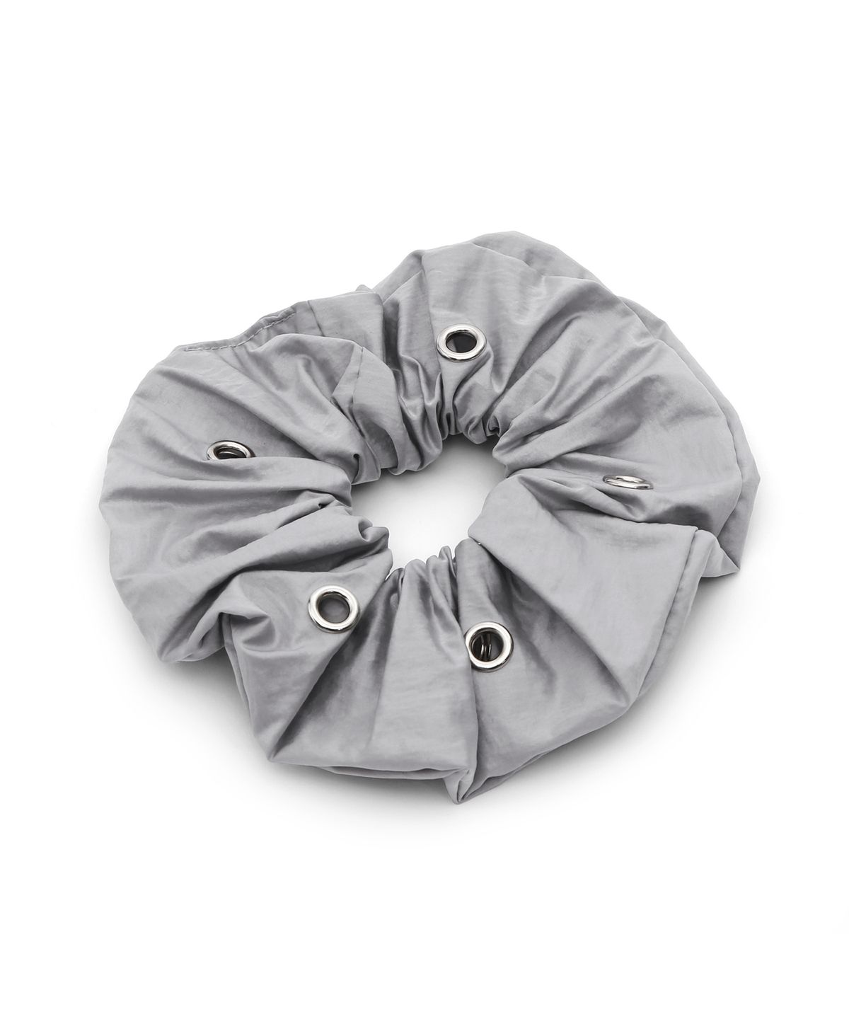 언더컨트롤 스튜디오(UNDERCONTROL STUDIO) 아일렛 스크런치 머리끈 SCRUNCHIE / MID / EYELET / WS / SILVER