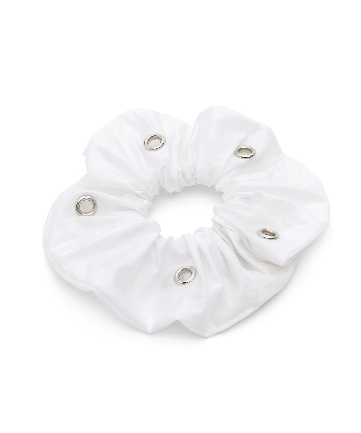 언더컨트롤 스튜디오(UNDERCONTROL STUDIO) 아일렛 스크런치 머리끈 SCRUNCHIE / MID / EYELET / WS / WHITE