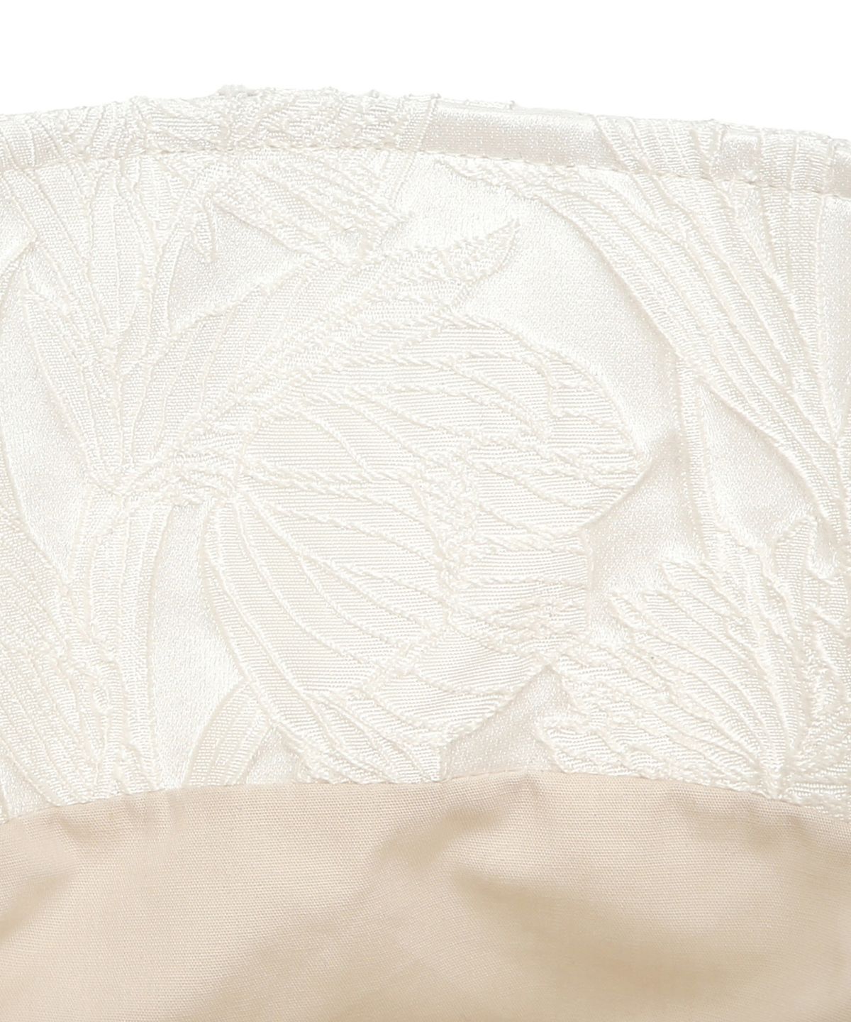 언더컨트롤 스튜디오(UNDERCONTROL STUDIO) 새틴 플라워 패치 디테일 햇빛 차단 여성 캐주얼 버킷햇 STAND BUCKET / FLOWER PATCH / SATIN CREAM