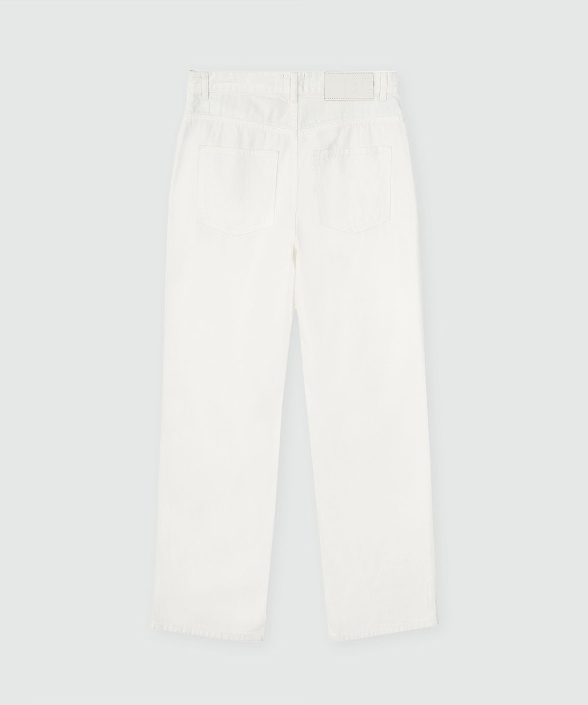 데케트(DECET) [썸머 린넨라이크]Linen Like Semi Wide Jeans DCPTOL3Ivory