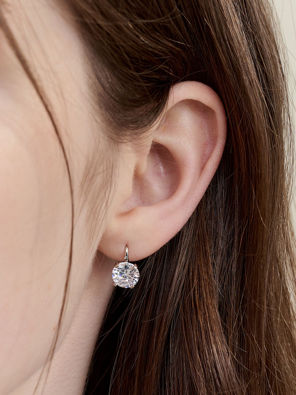 헤이(HEI) 8mm cubic hook earring