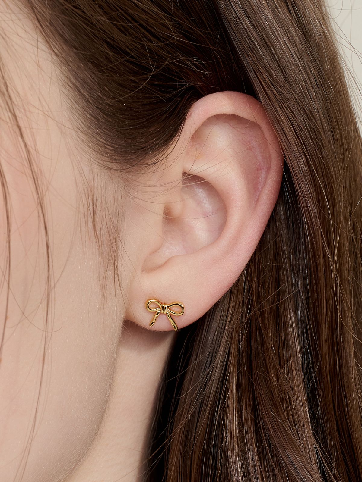 헤이(HEI) [sv925] adorable ribbon earring