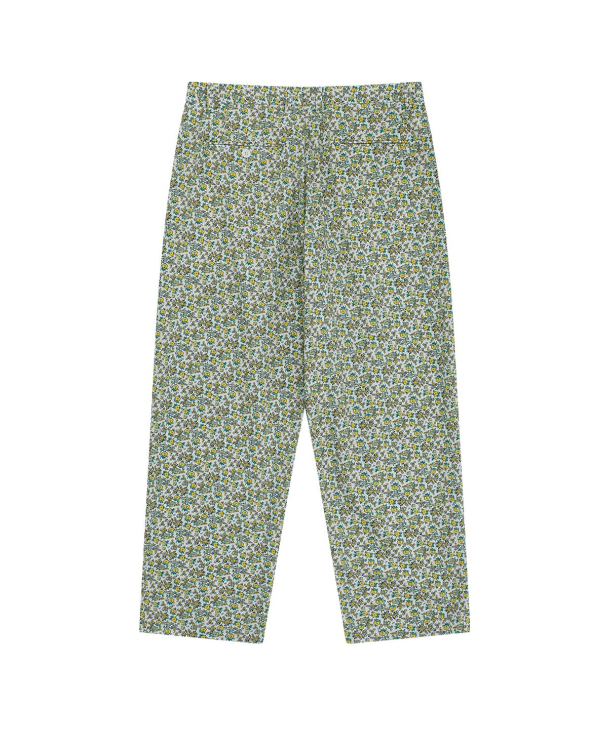 홍우성(HONGWOOSUNG) TAPERED 1 TUCK TROUSERS_YELLOW