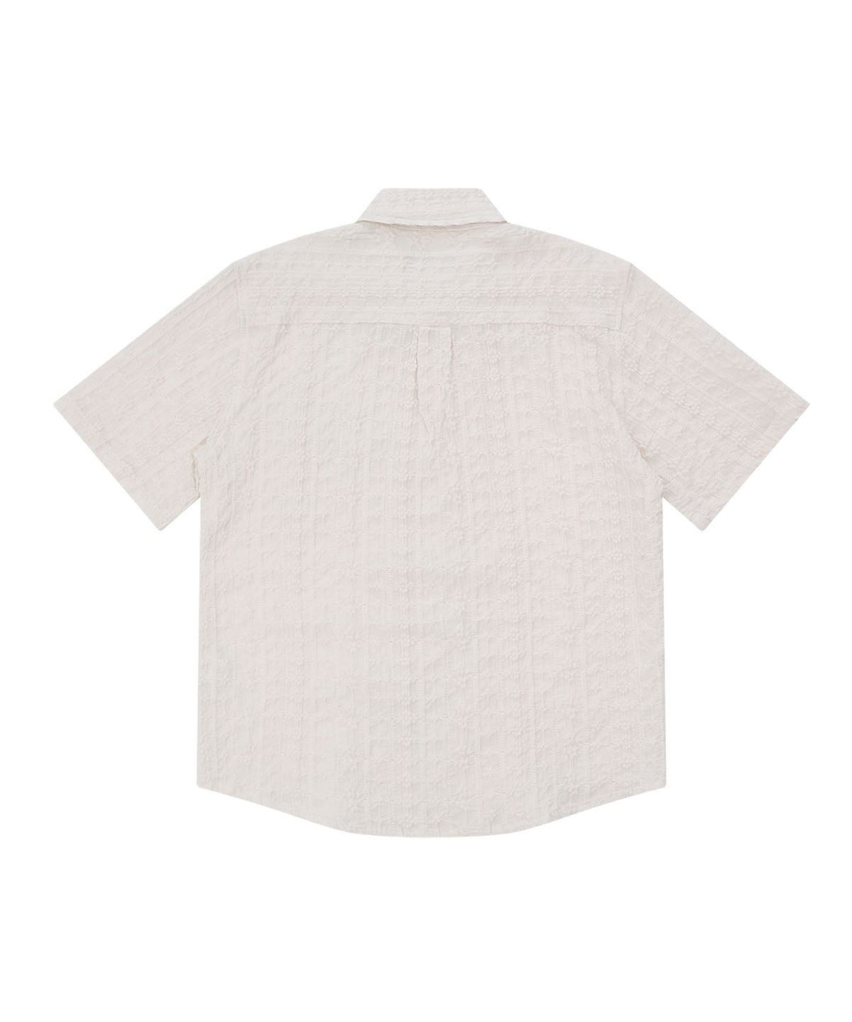 홍우성(HONGWOOSUNG) LOOSE FIT WORKWEAR OPEN COLLAR SHIRTS_WHITE