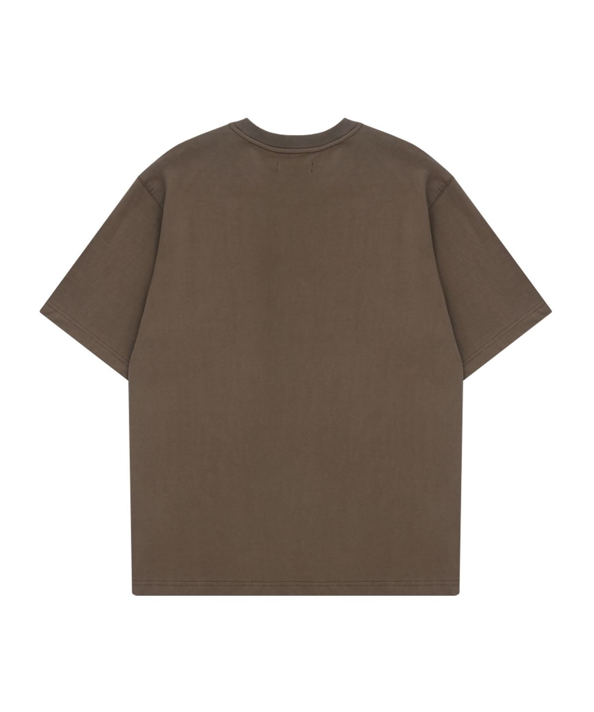 홍우성(HONGWOOSUNG) PERSONAL IN CHARGE POCKET T-SHIRT_BROWN
