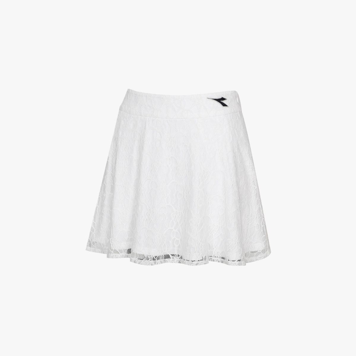 디아도라(diadora) 크로스코트 레이스 스커트 IVORY