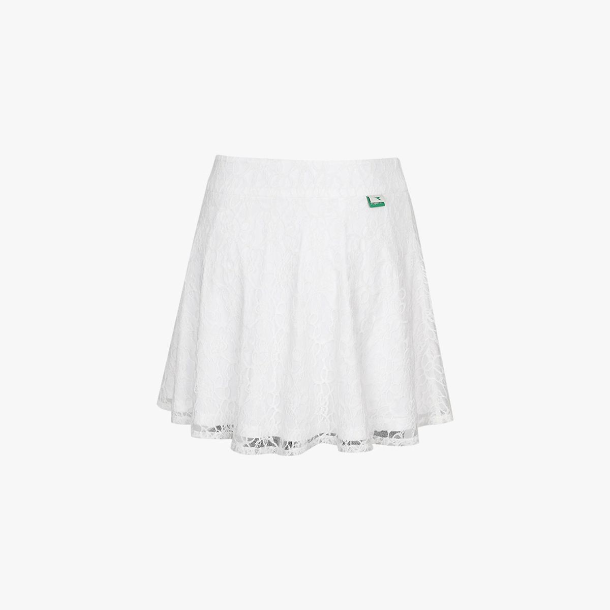 디아도라(diadora) 크로스코트 레이스 스커트 IVORY