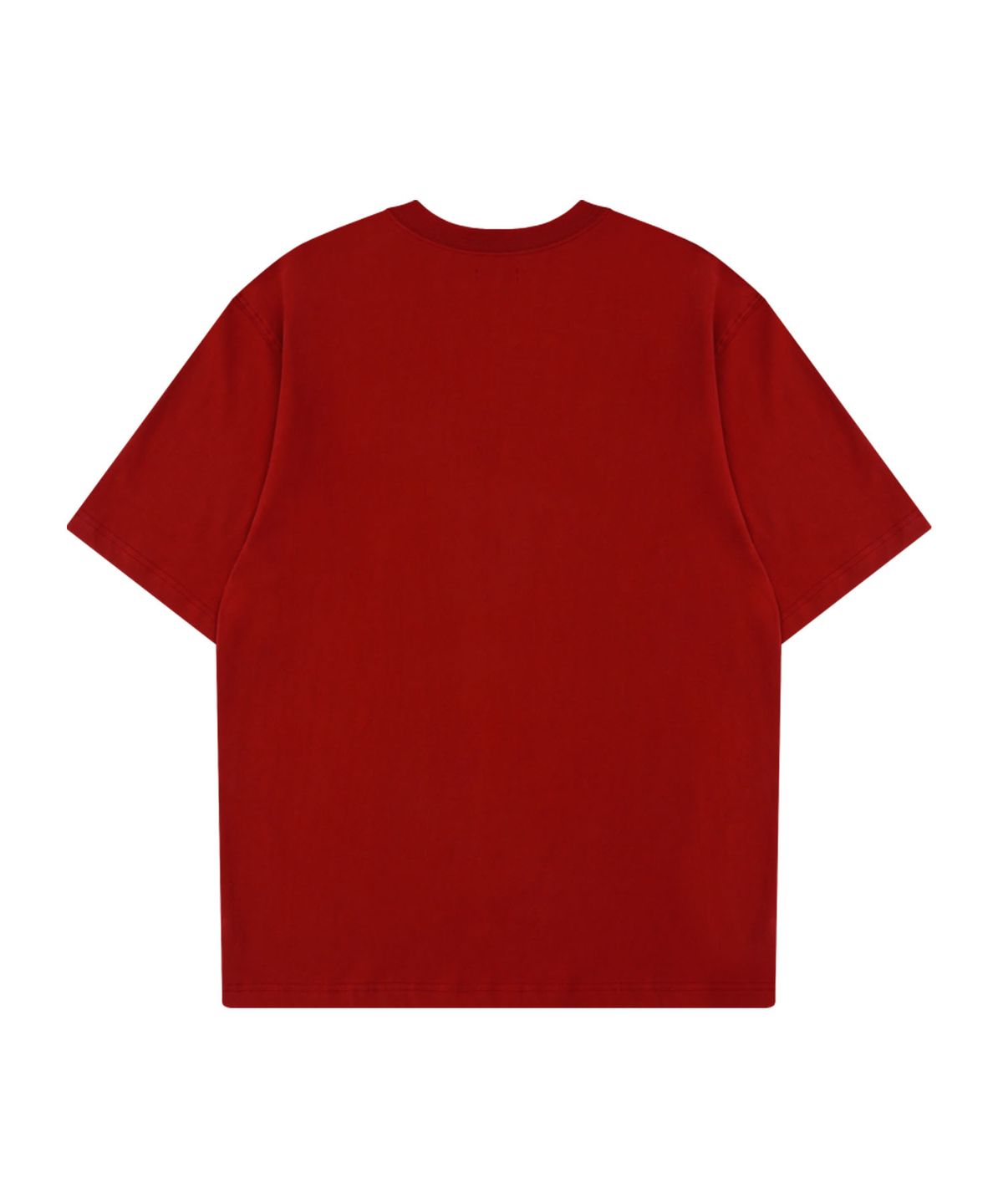 홍우성(HONGWOOSUNG) PERSONAL IN CHARGE POCKET T-SHIRT_DEEP RED