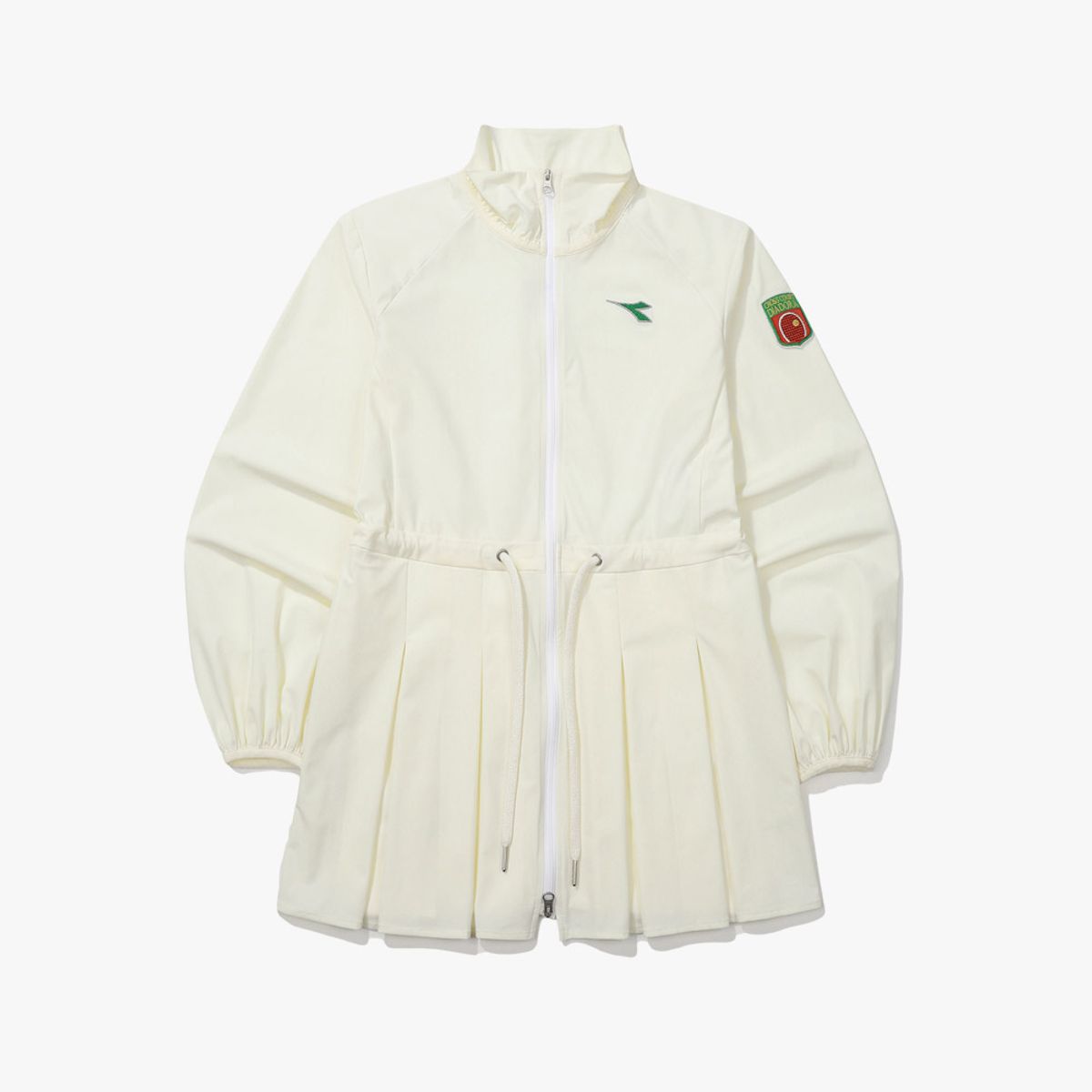 디아도라(diadora) 크로스코트 원피스 자켓 IVORY