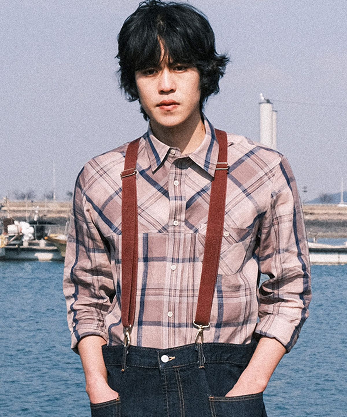 비디알(VDR) LINEN SHIRTS [Lavender]