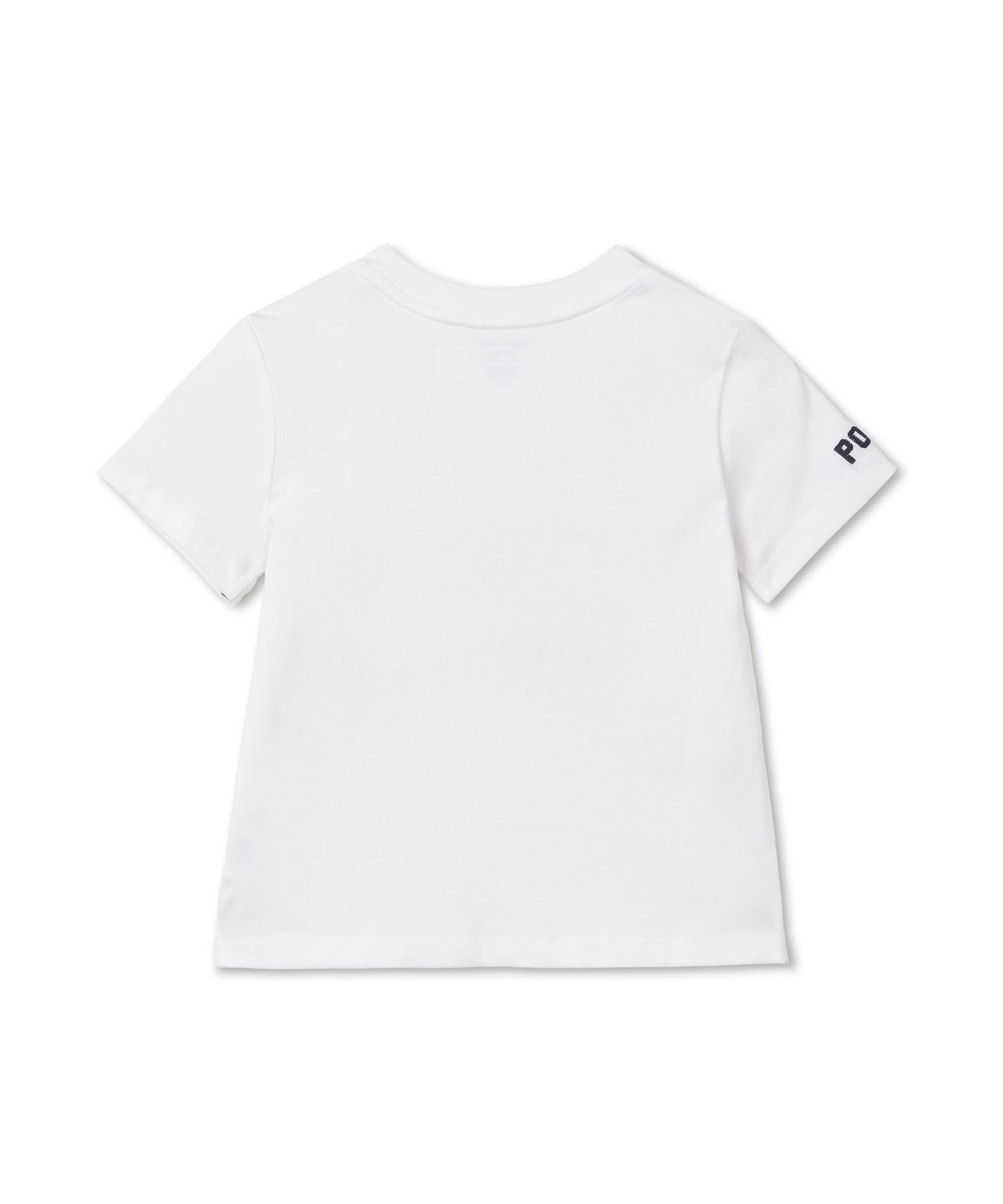 폴로 랄프 로렌 칠드런(POLO RALPH LAUREN CHILDREN) 베이비 폴로 베어 코튼 저지 티 - 화이트