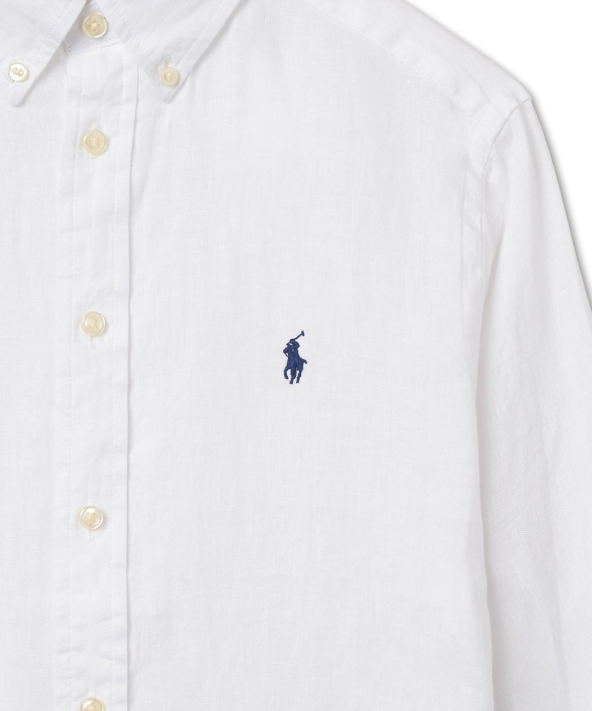 폴로 랄프 로렌 칠드런(POLO RALPH LAUREN CHILDREN) 남아 8-18세 리넨 셔츠 - 화이트
