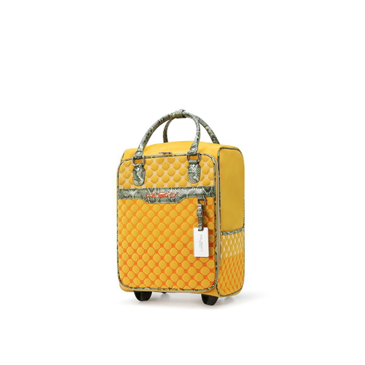 허스키(HUSKY) 그라데이션 자수 캐리어 HKT-9673 YELLOW