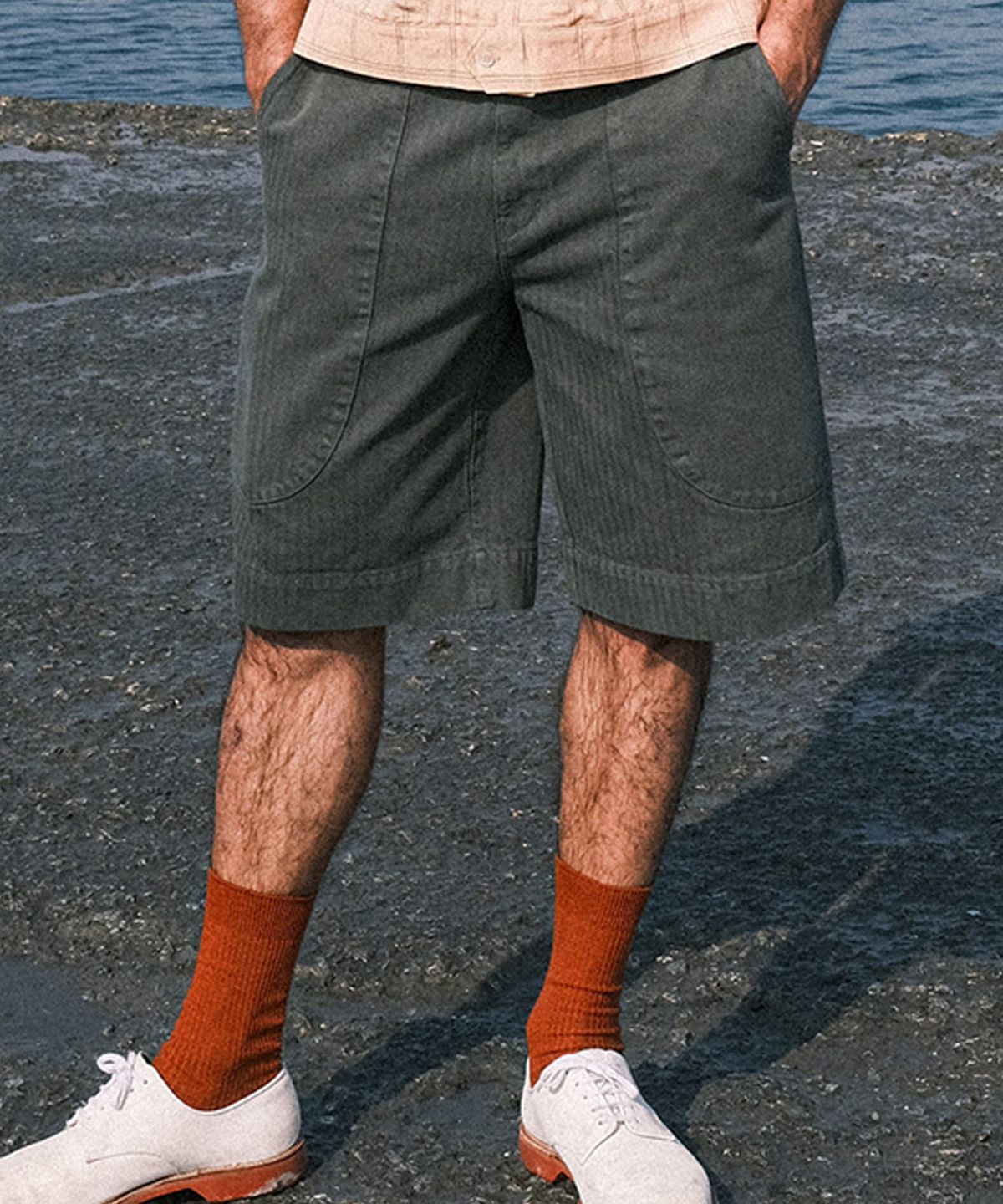 비디알(VDR) FATIGUE SHORT PANTS [Vintage Olive]