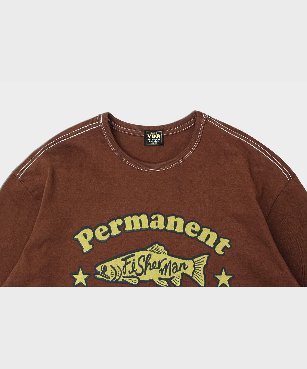 비디알(VDR) FISHERMAN T-SHIRT [Coca Mocha]