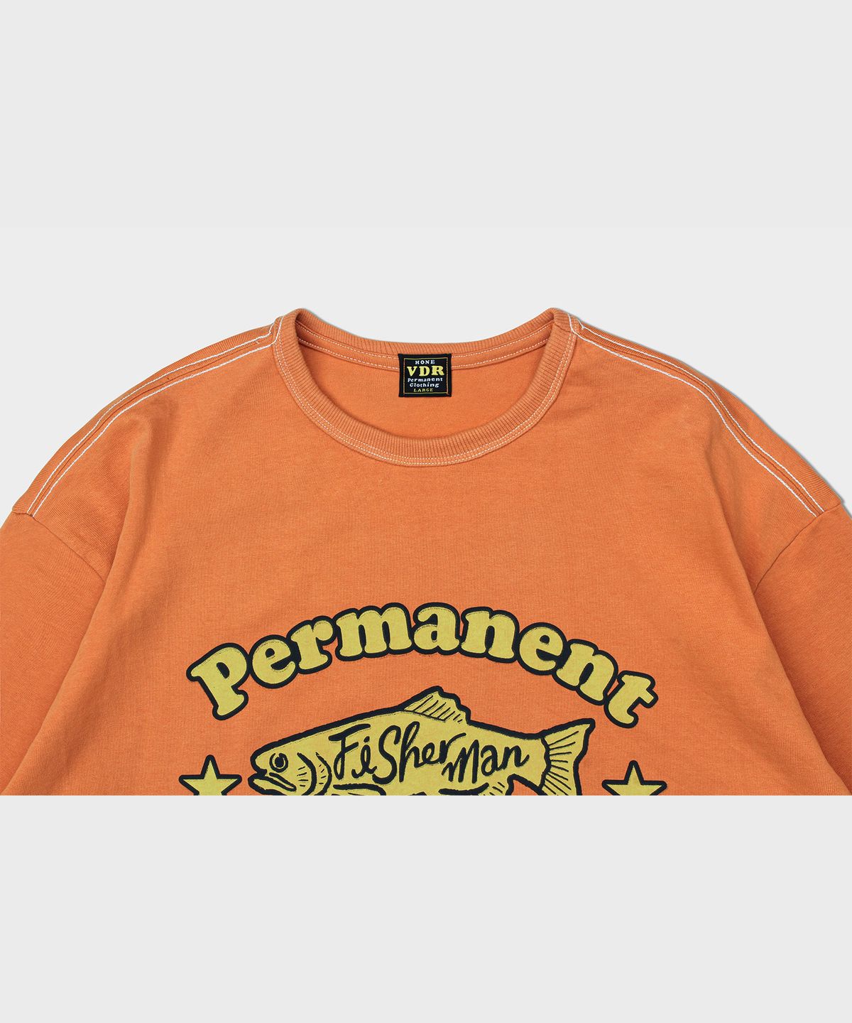 비디알(VDR) FISHERMAN T-SHIRT [Sun Orange]