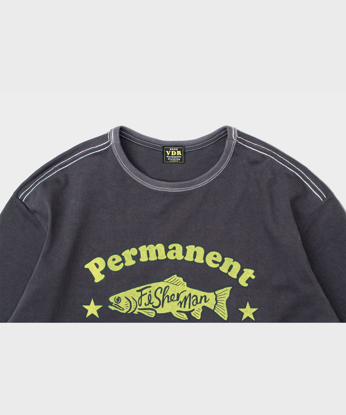 비디알(VDR) FISHERMAN T-SHIRT [Stone Gray]