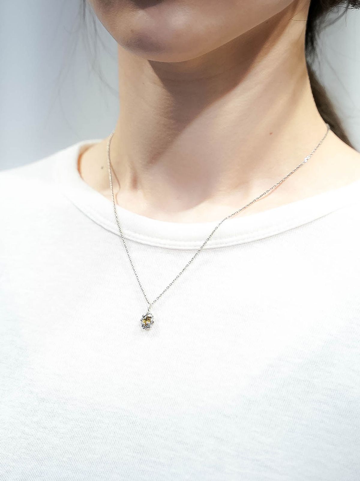 하랑(HARANG) HR 216N_Citrine Necklace