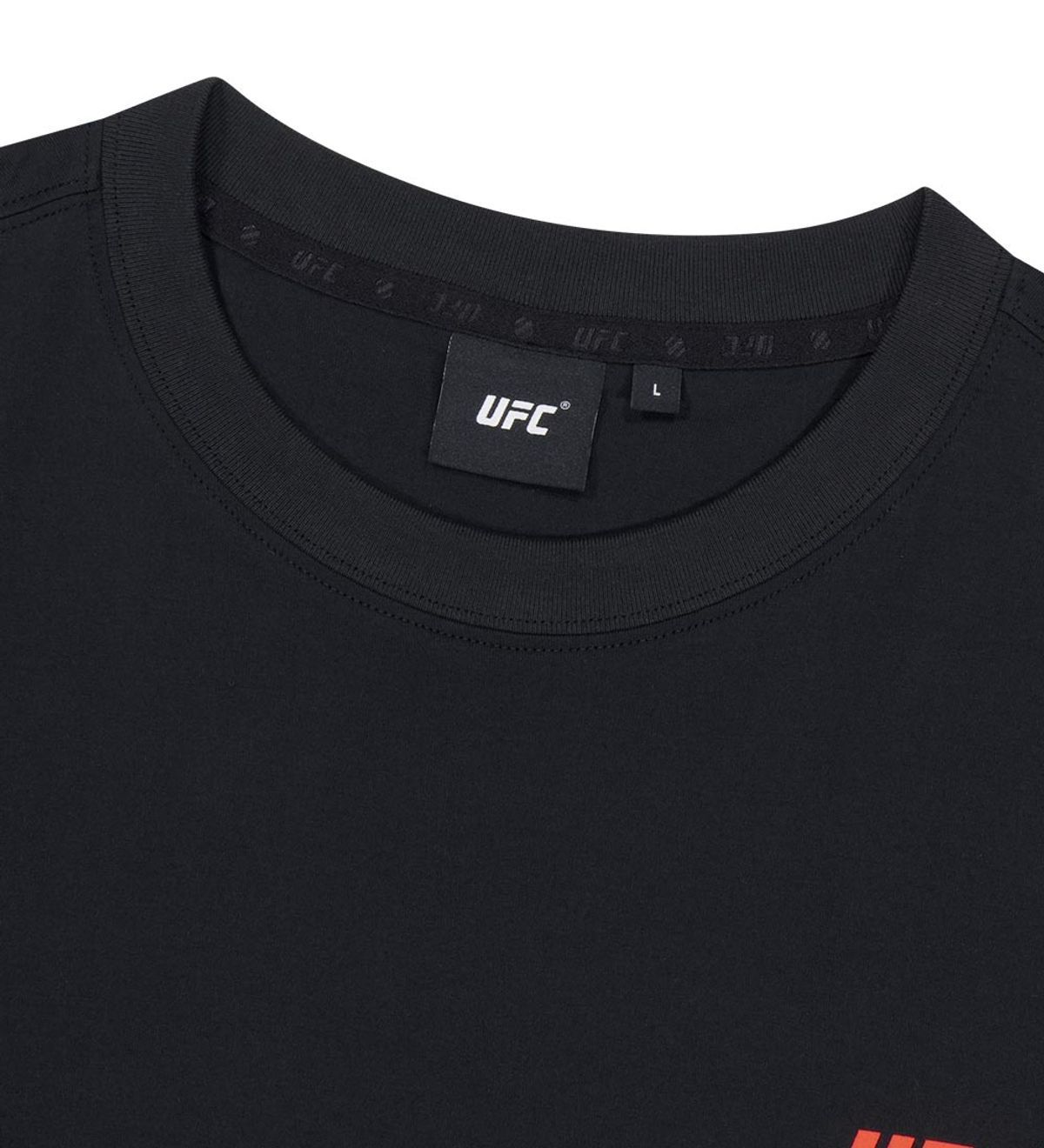 유에프씨 스포츠(UFC SPORT) UFC 콜렉트 릴렉스핏 반팔 티셔츠  블랙 U2SSV2360BK