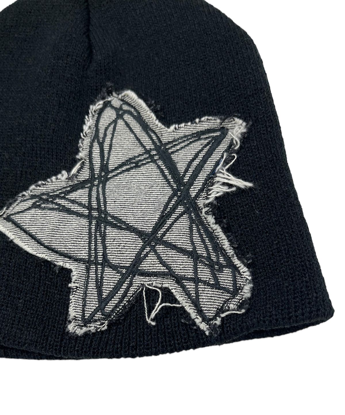 스케이터락(SK8ER ROCK) Doodle Star Short Beanie (Black)