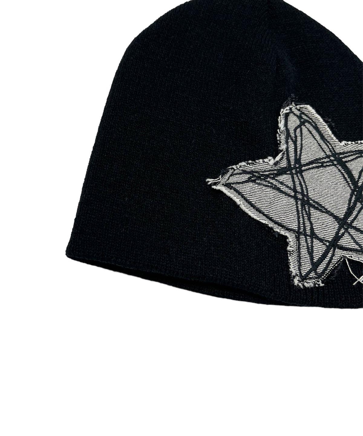 스케이터락(SK8ER ROCK) Doodle Star Short Beanie (Black)