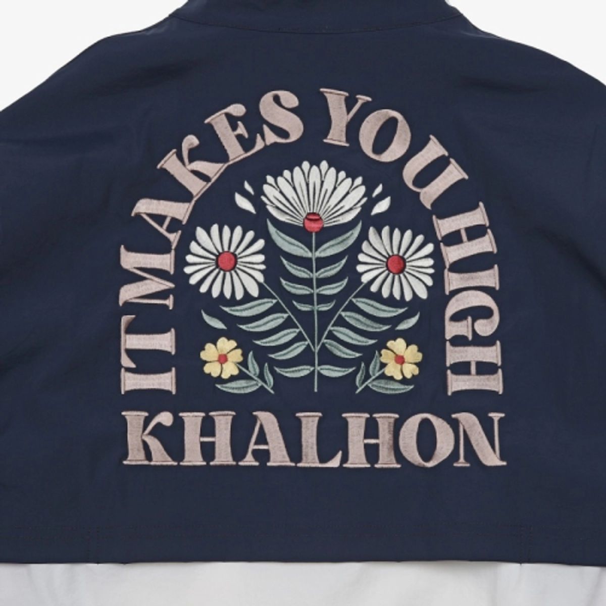 깔롱 골프(KHALHON) 나일론 아노락 (다크 네이비)