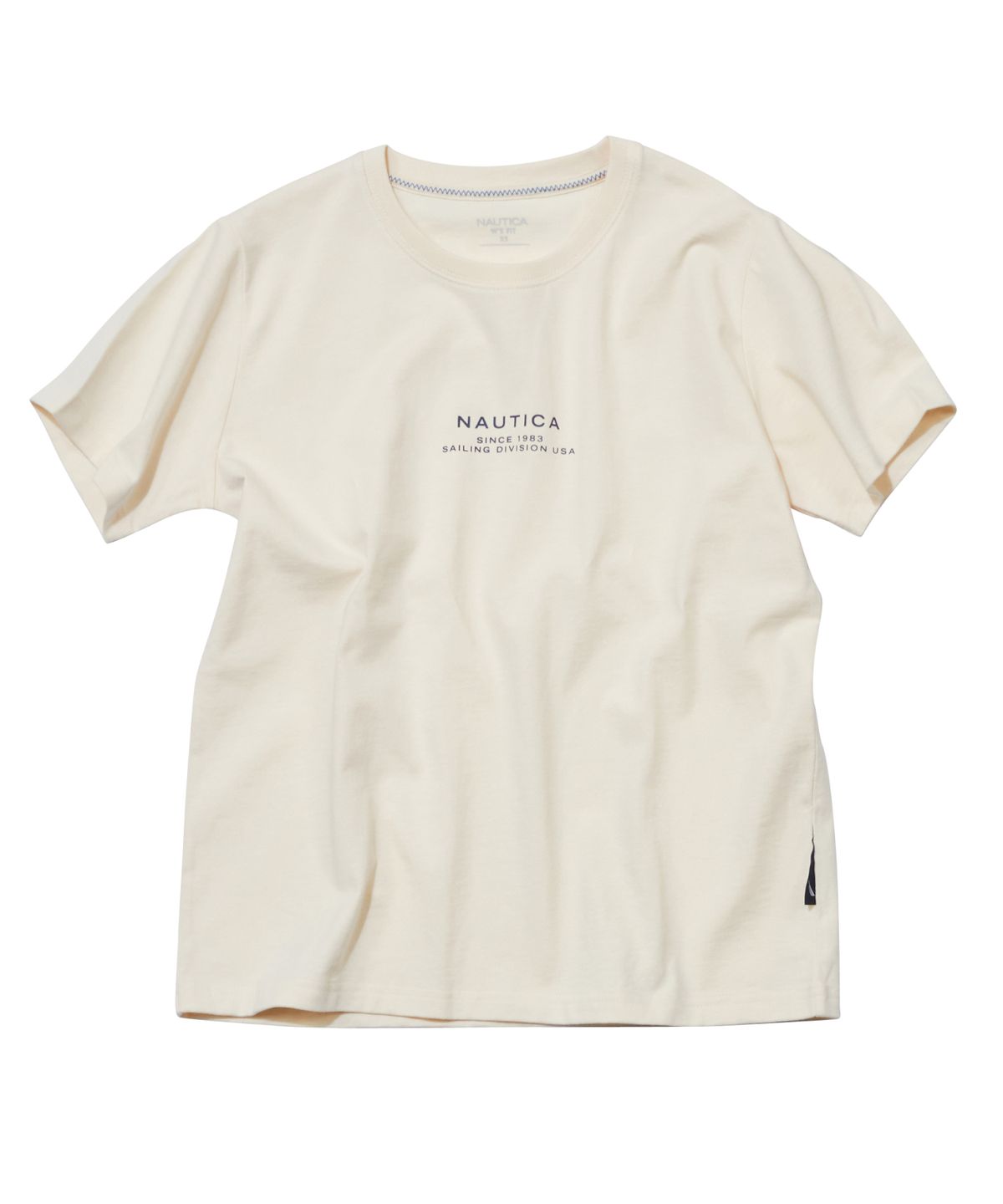 노티카(NAUTICA) 세일링 스몰로고 티셔츠